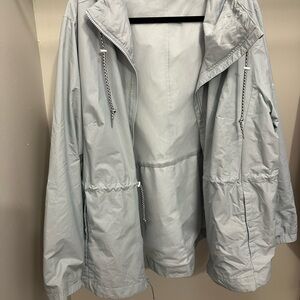 Columbia Light Blue Rain Jacket